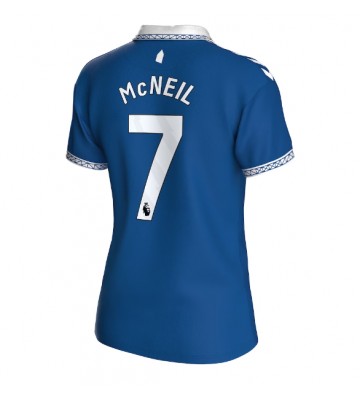 Everton Dwight McNeil #7 Hjemmedrakt Kvinner 2023-24 Kortermet